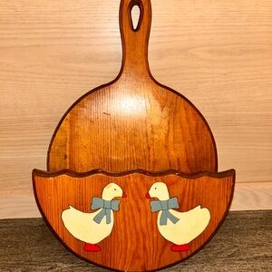 Wooden Paper Plate holder.